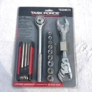 Mechanics Tool Set . 24Pc . Task Force ........... New in Package